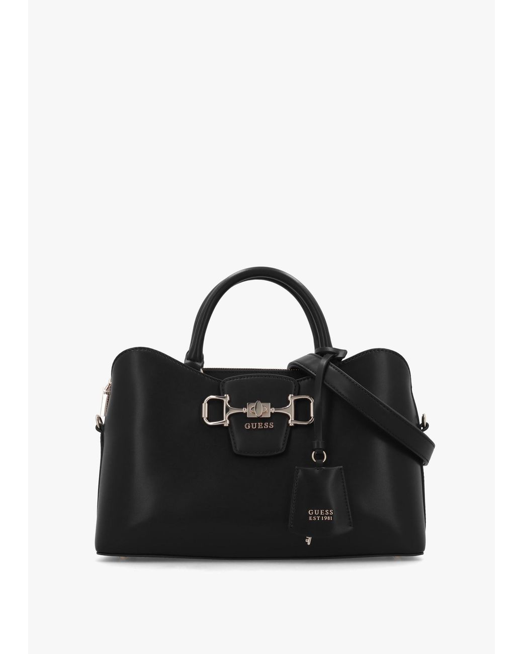 Guess Black Janie Girlfriend Satchel Bag