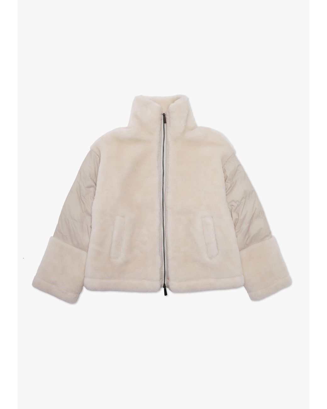 Oakwood Natural Orma Cream Wool & Nylon Jacket