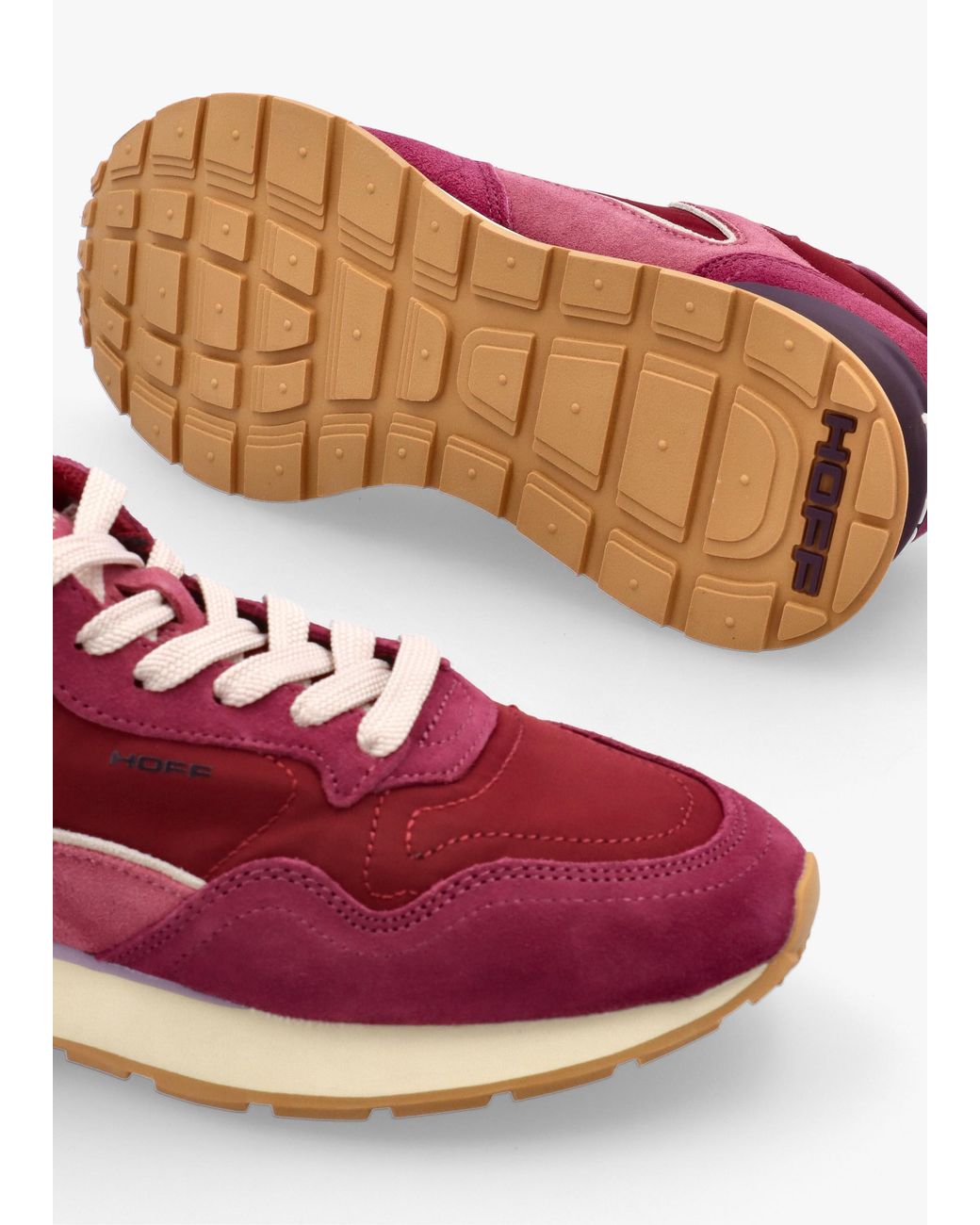 HOFF Red City Cherry Suede Trainers