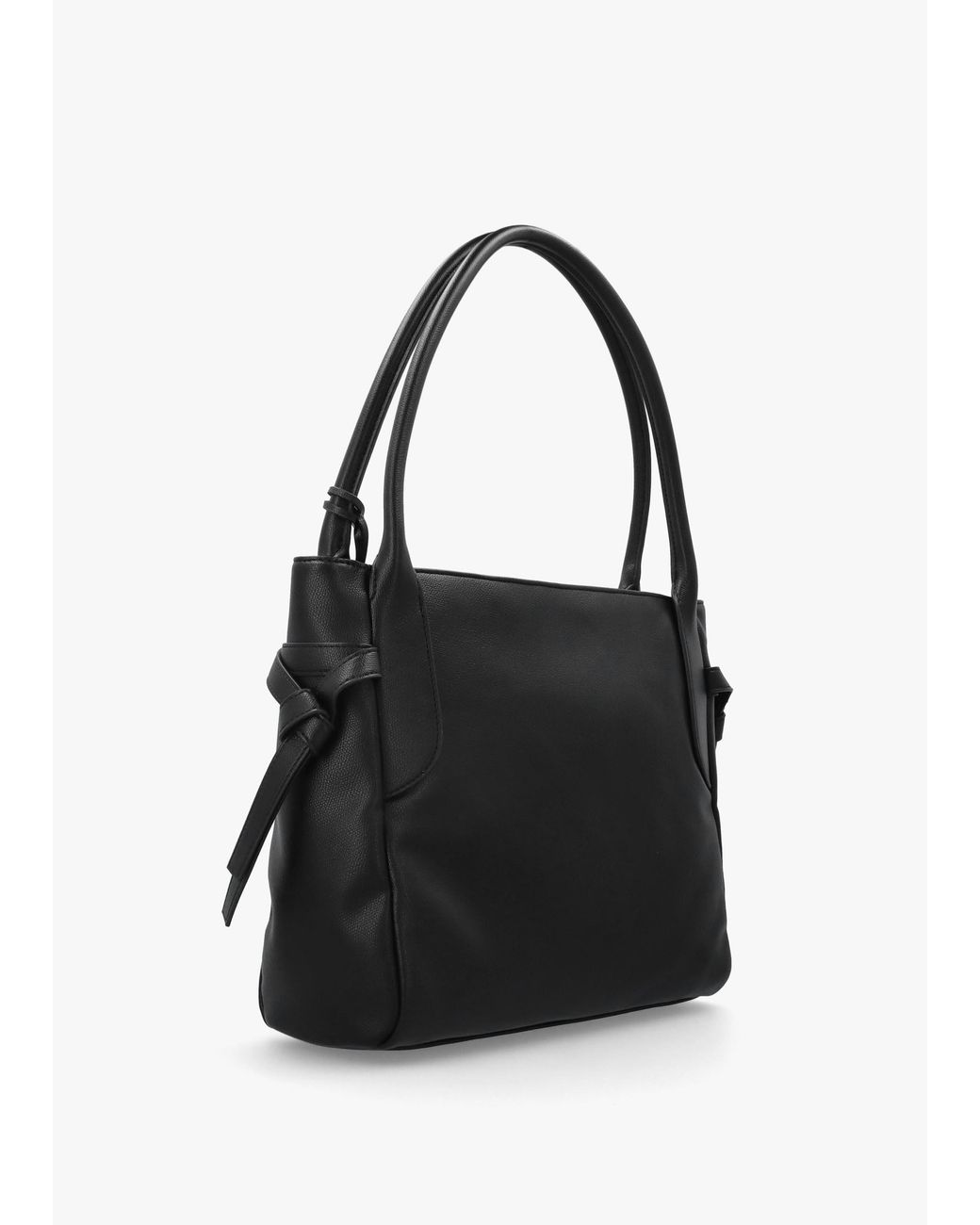 Love Moschino Black Logo Charm Shopper Bag