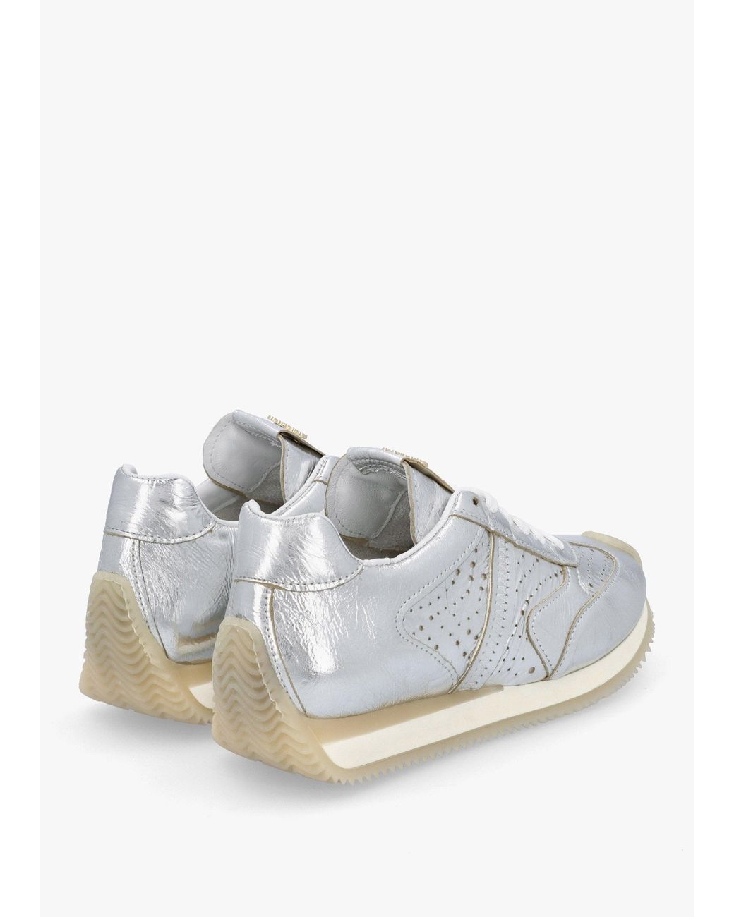 Daniel White Mated Perforated Runner Trainers
