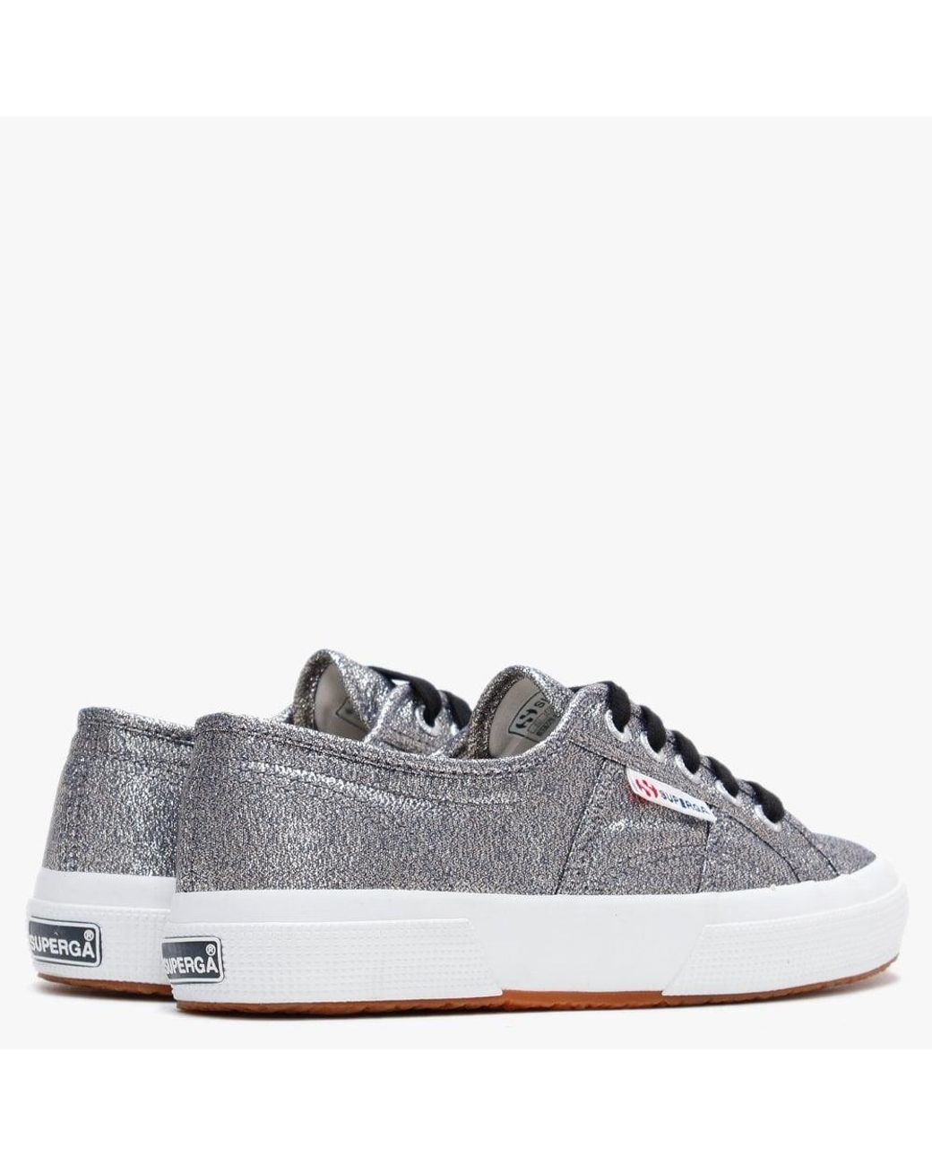 superga pewter trainers