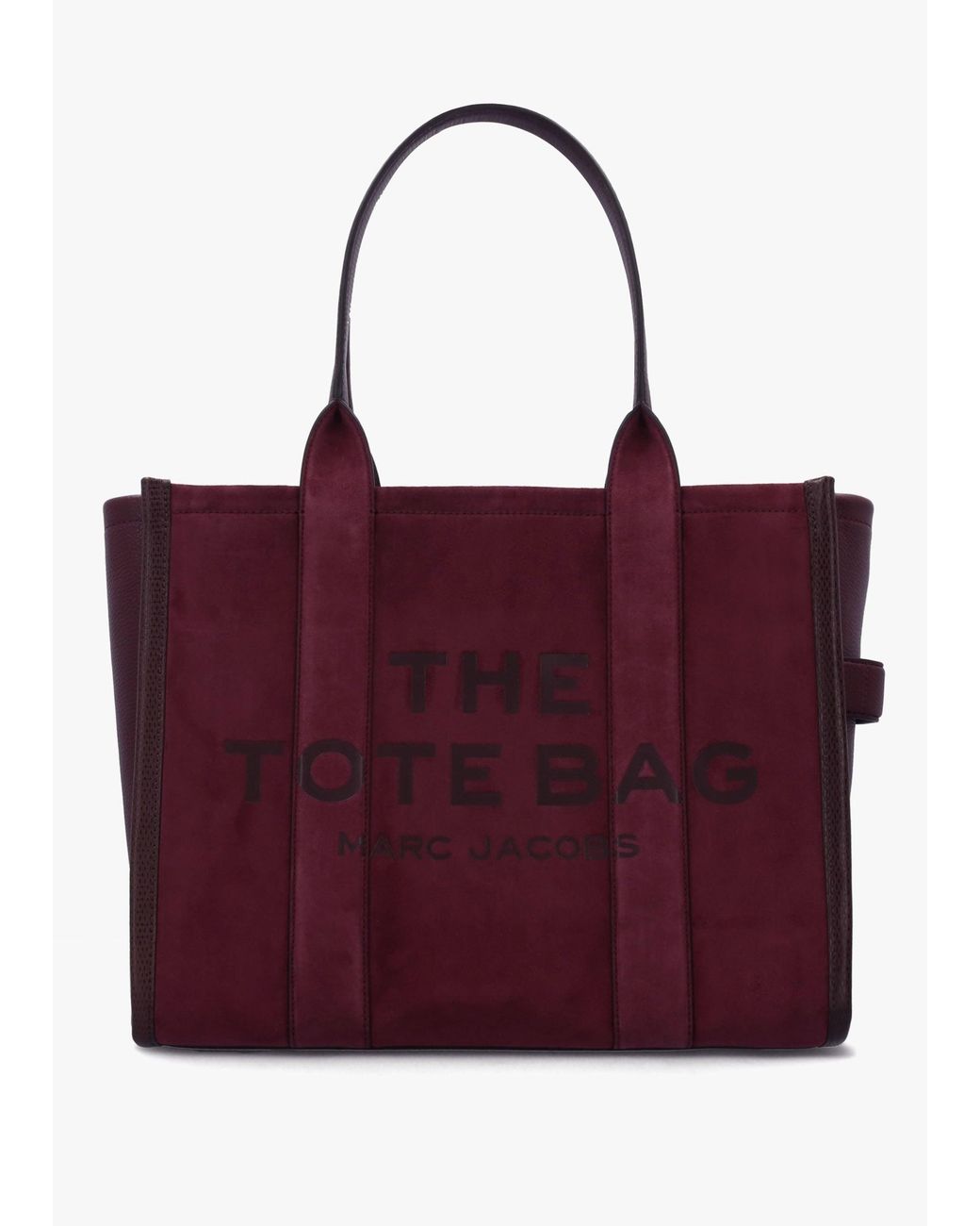 Marc Jacobs Purple The Suede Large Dark Plum Tote Bag