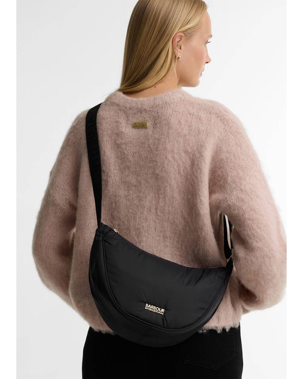 Barbour Black Monaco Sling Cross-Body Bag