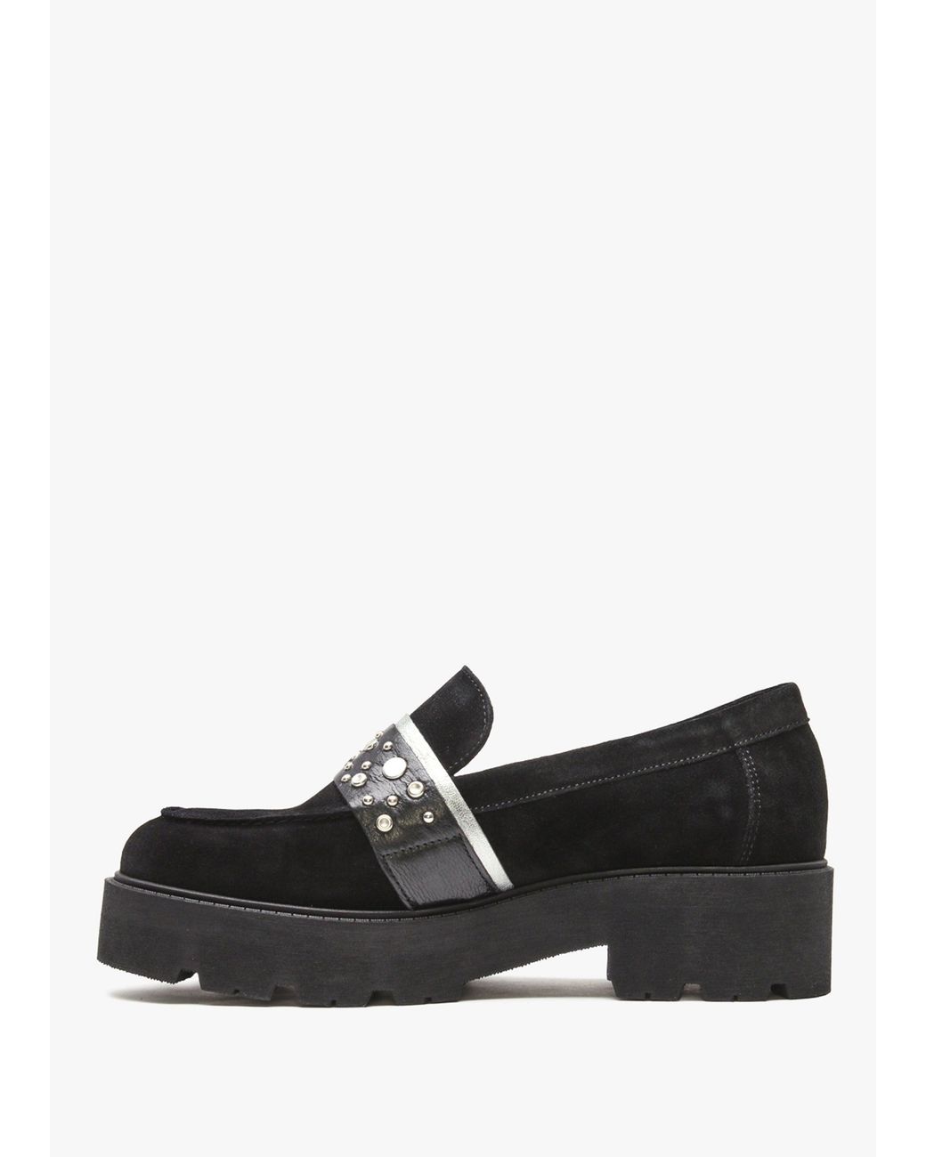 Daniel Black Tia Embellished Chunky Loafers
