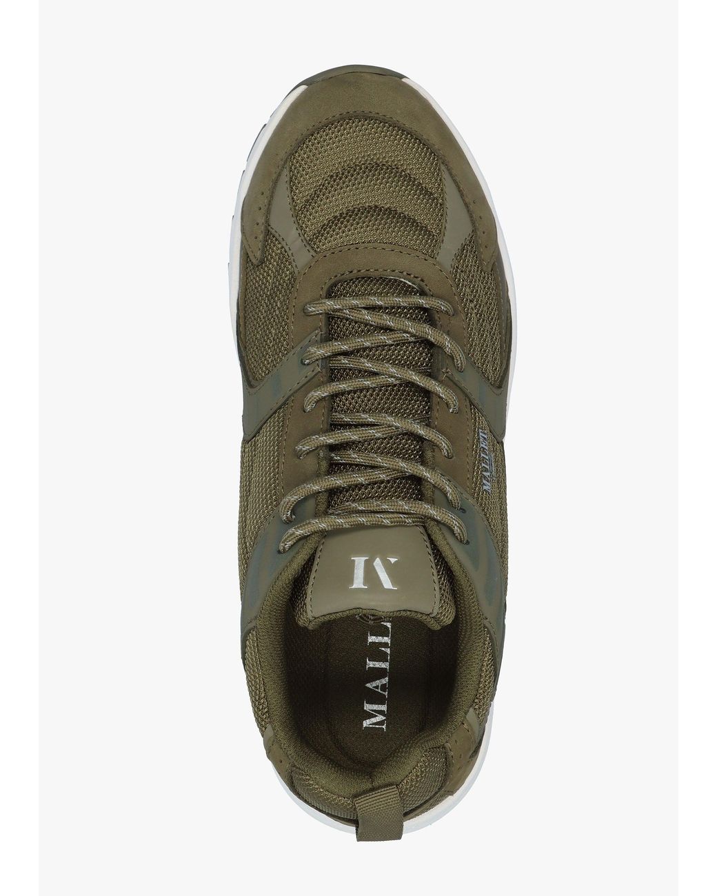 Mallet Green Holloway Reflect Khaki Trainers