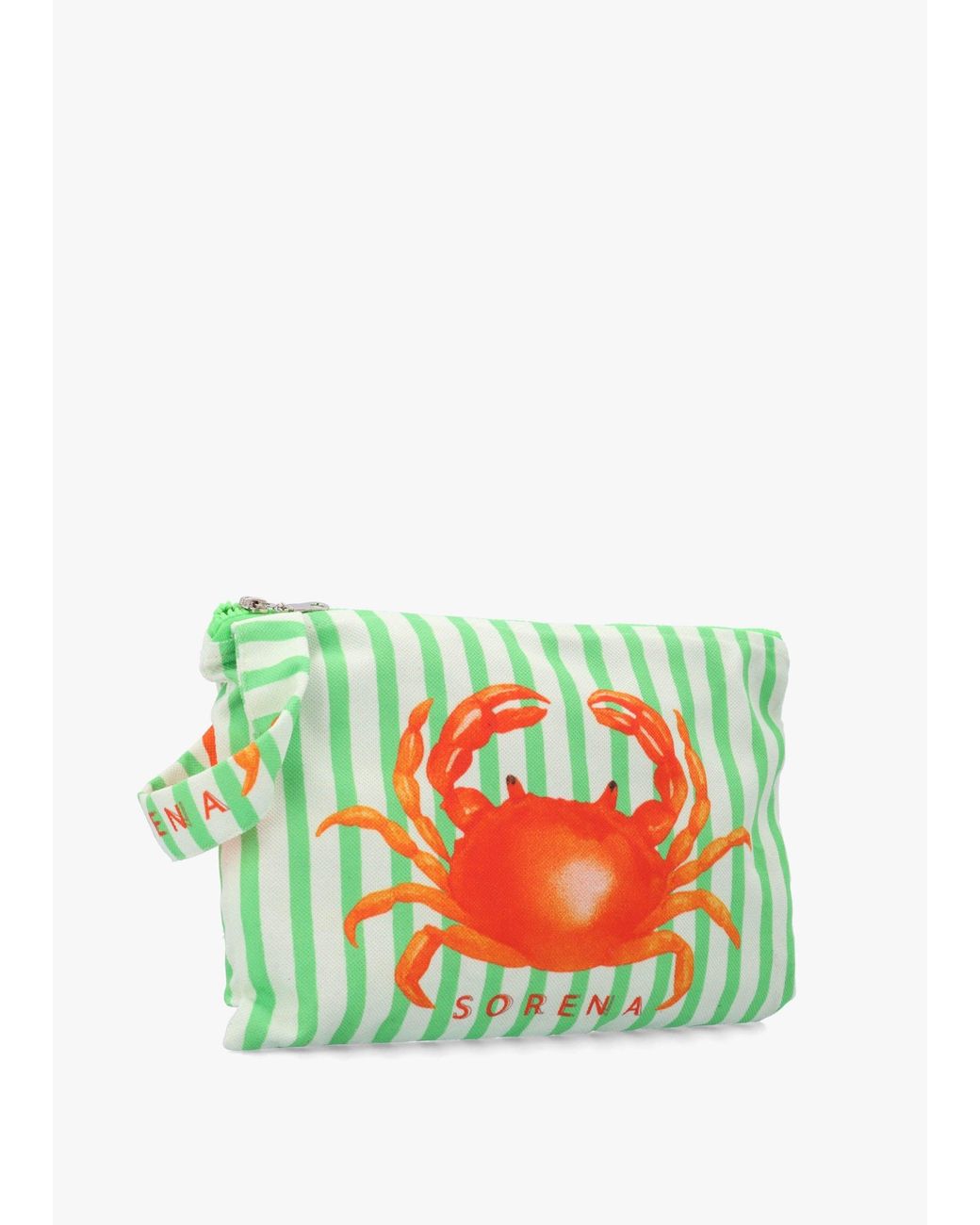 Sorena White One-Of-A-Kind Lucky Multicoloured Clutch Bag