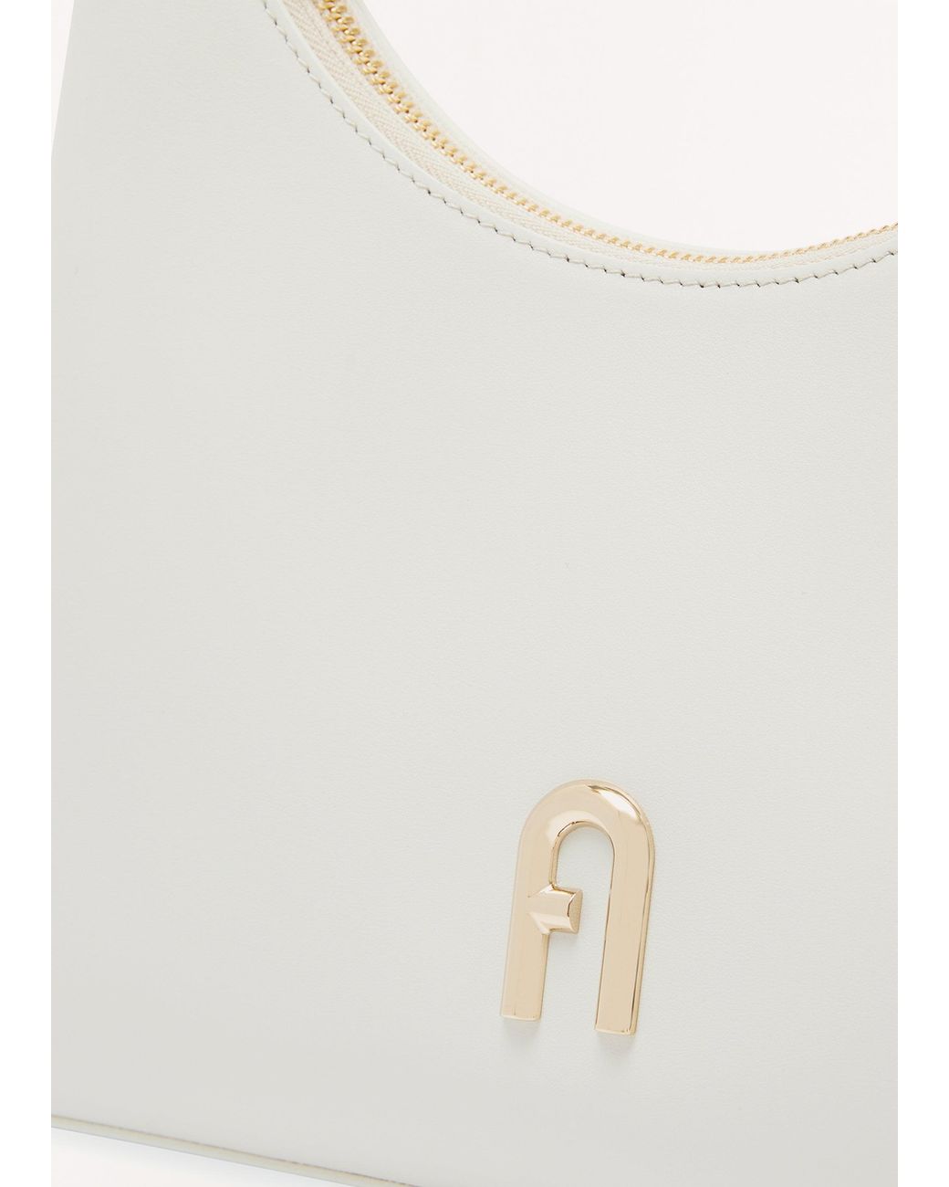 Furla White Diamante S Shoulder Bag