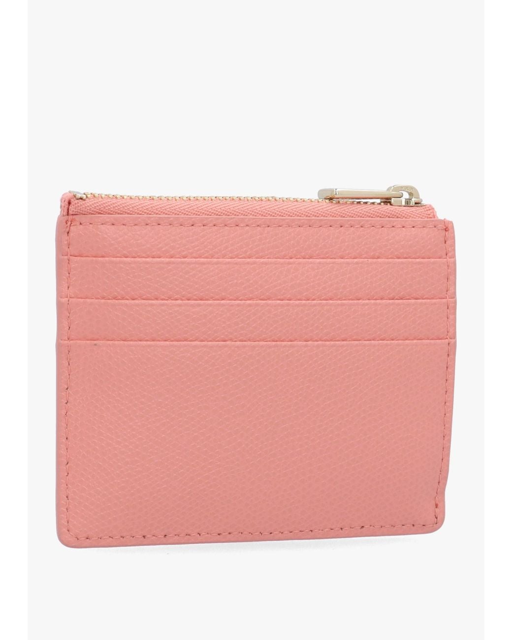 Furla Pink 1927 S Card Case W/Zip