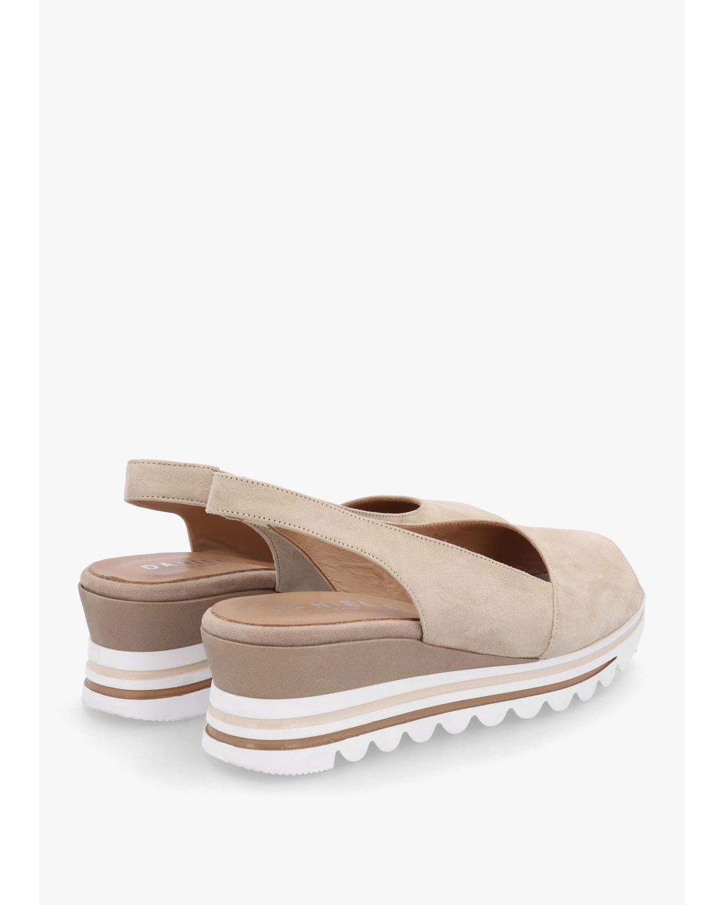 Daniel White Canna Peep Toe Wedge Sandals