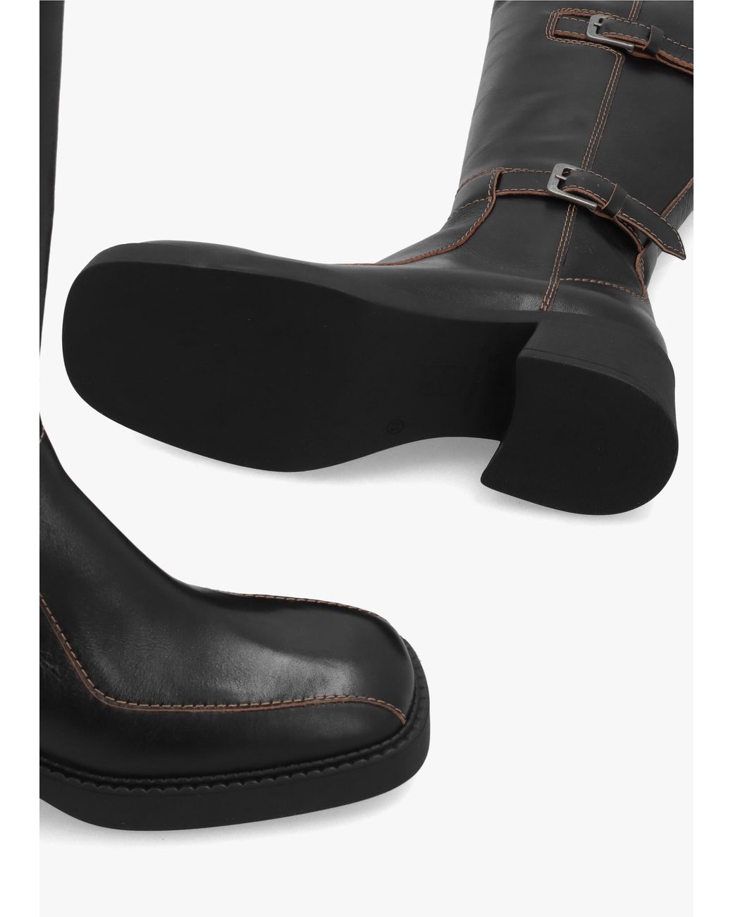 Miista Black Jarmila Knee Boots