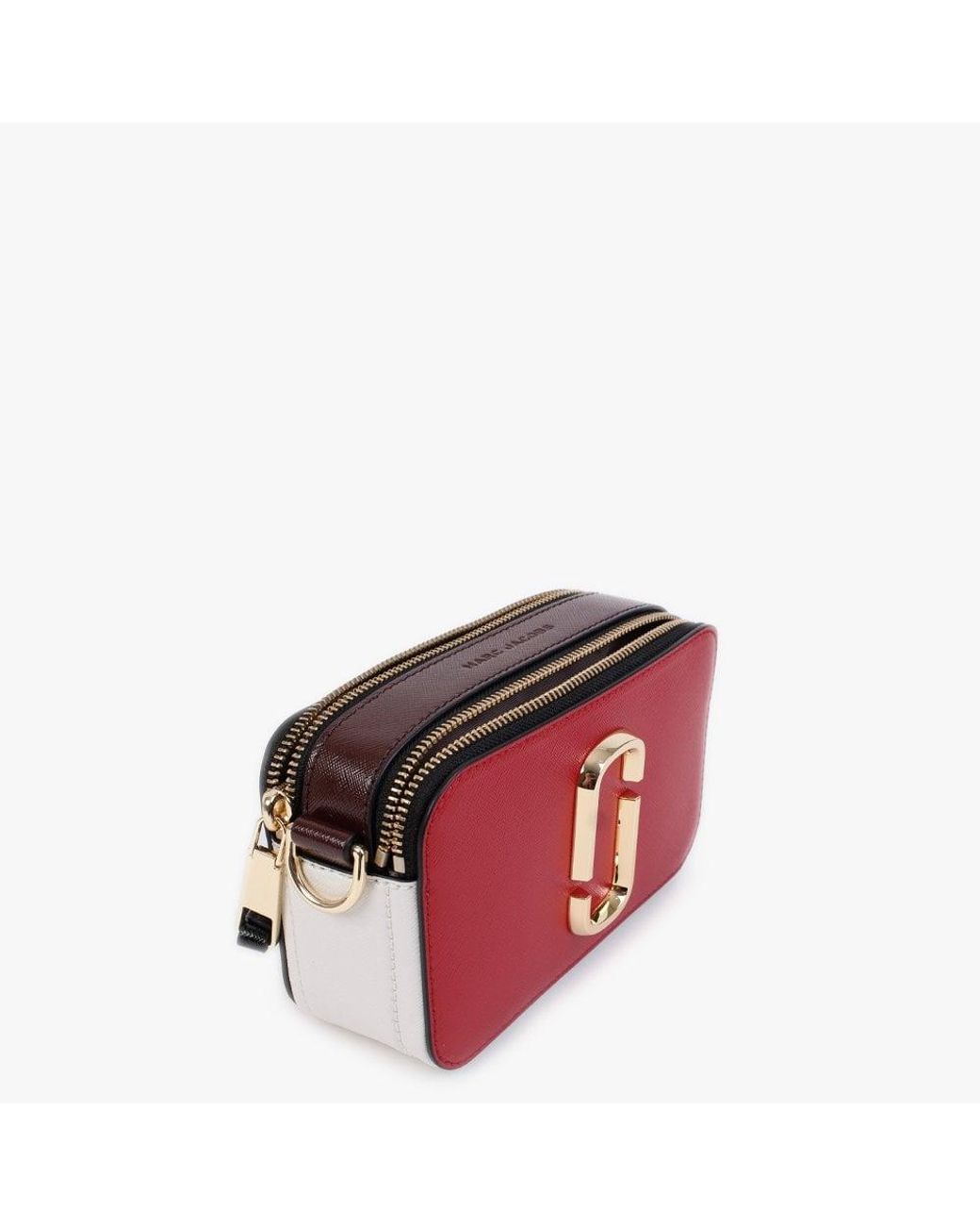 Marc Jacobs The Snapshot Small Camera Bag Vachetta Red Multi