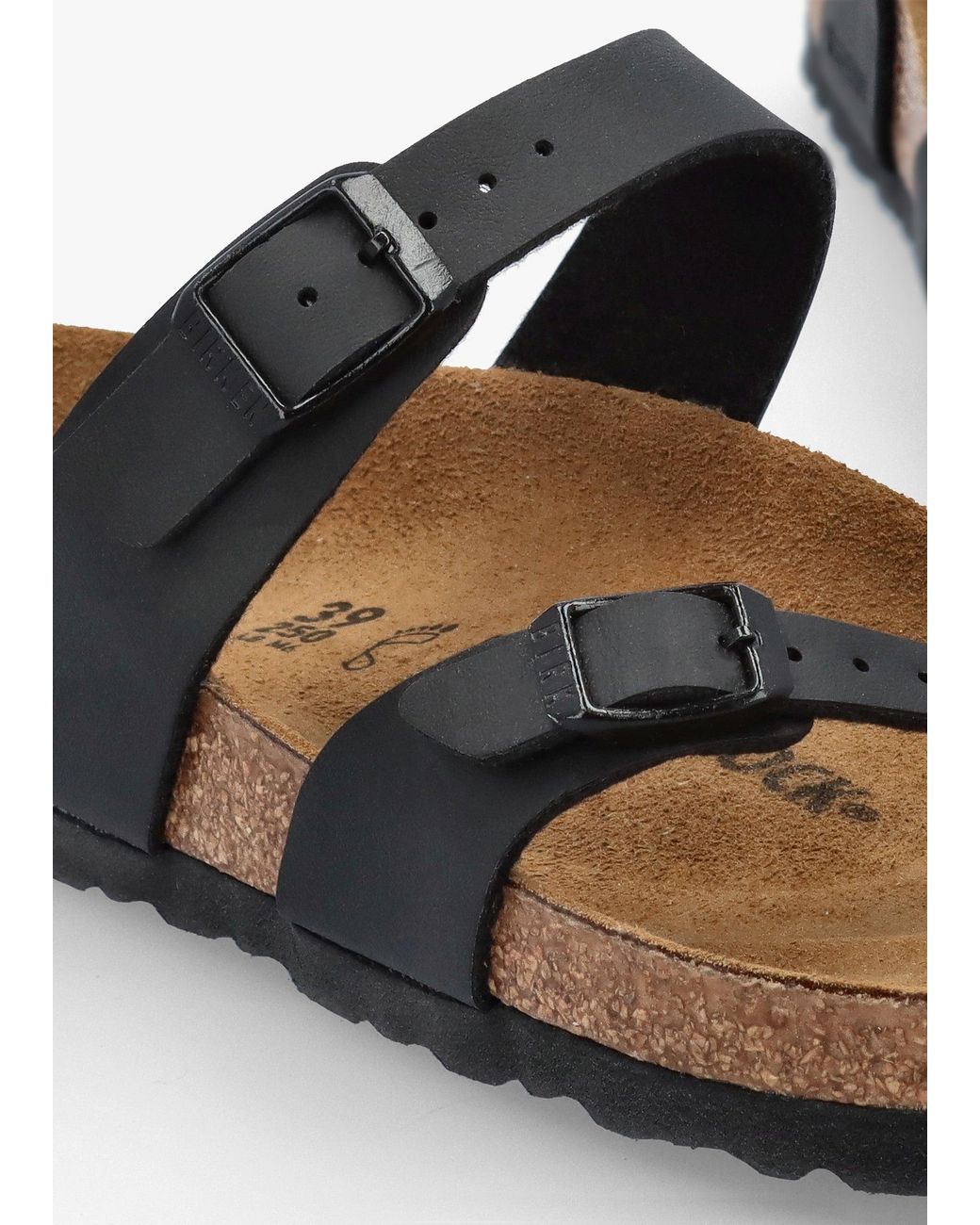 Birkenstock White Mayari Birko-Flor Thong Sandals