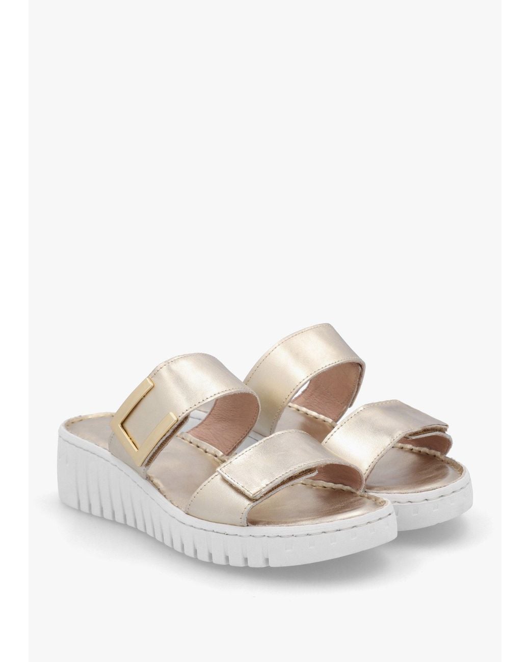 Daniel White Lorli Two Strap Low Wedge Sandals