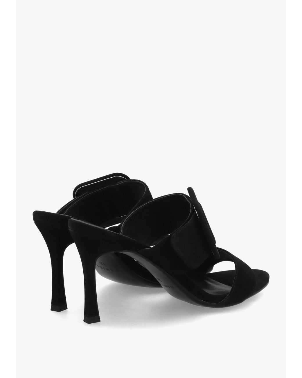 Daniel Black Eilish Buckle Heeled Mules