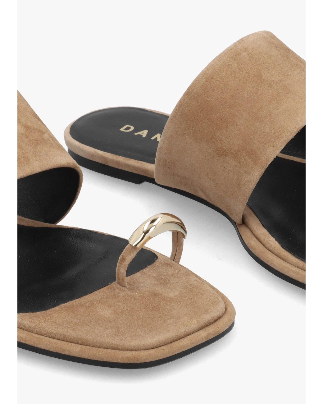 Daniel White Eloop Ring Toe Post Flat Sandals