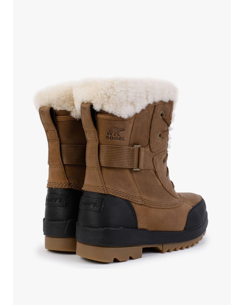 Sorel Brown Torino Ii Velvet Tan Leather Parc Boots