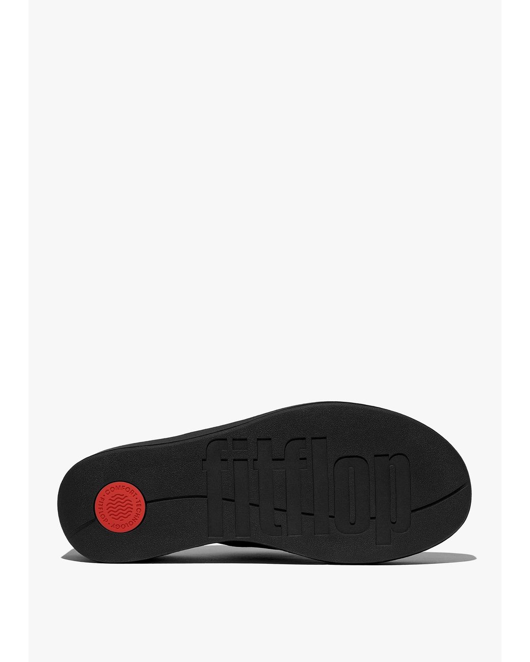Fitflop Black Platform All Toe Post Wedge Sandals