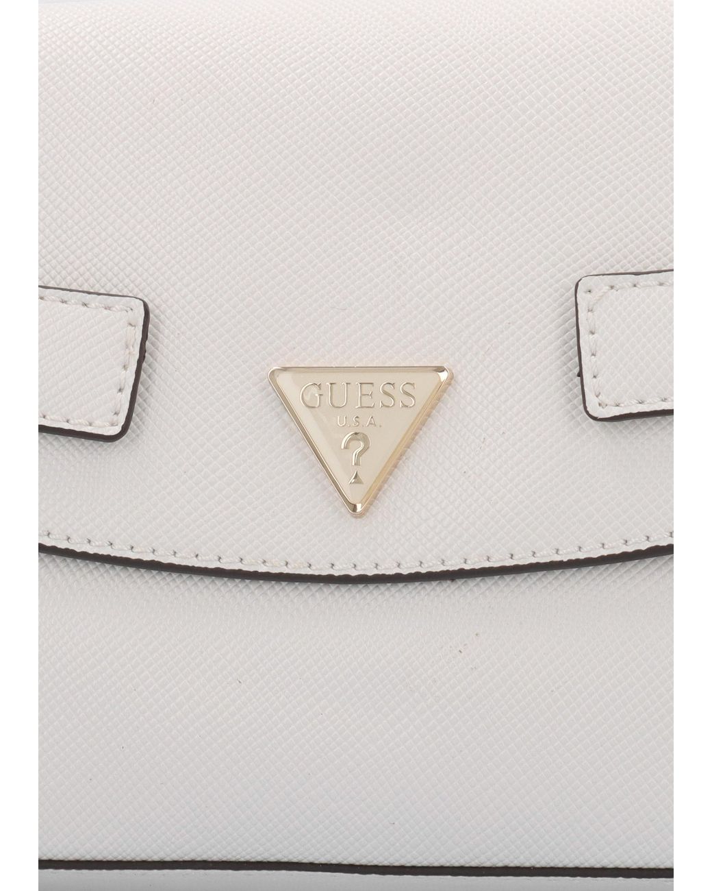 Guess White Serenova Convertible Off Cross-Body Bag