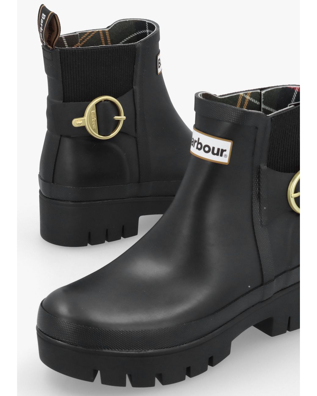 Barbour Black Hepburn Ankle Wellingtons