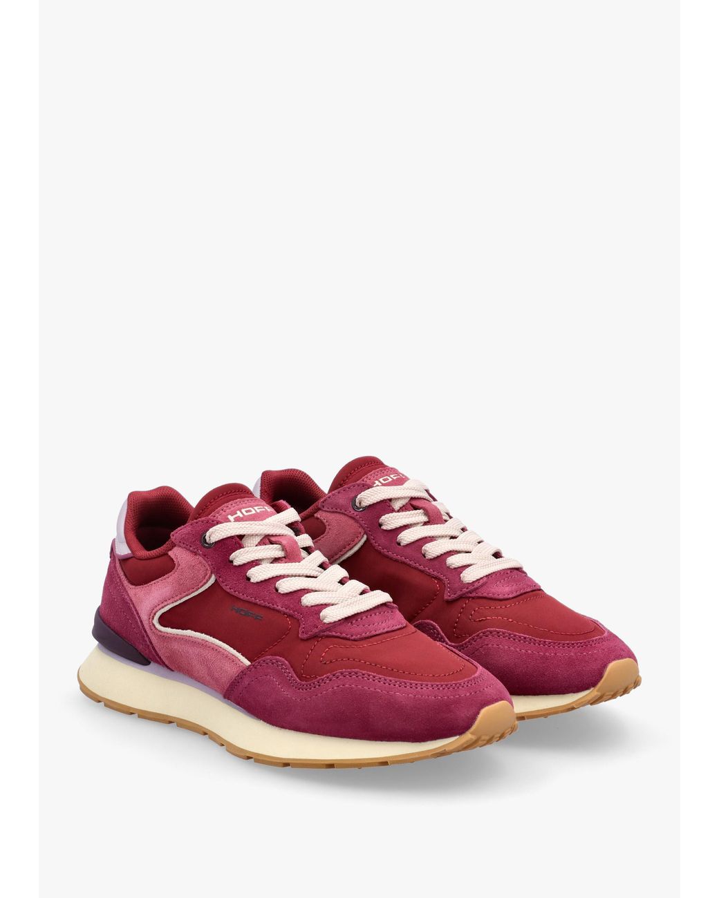 HOFF Red City Cherry Suede Trainers