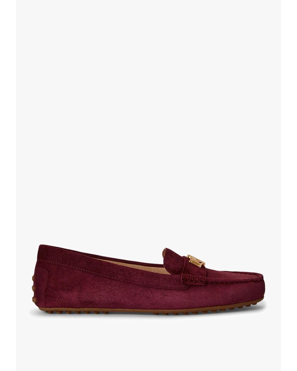Ralph Lauren Red Barnsbury Loafers