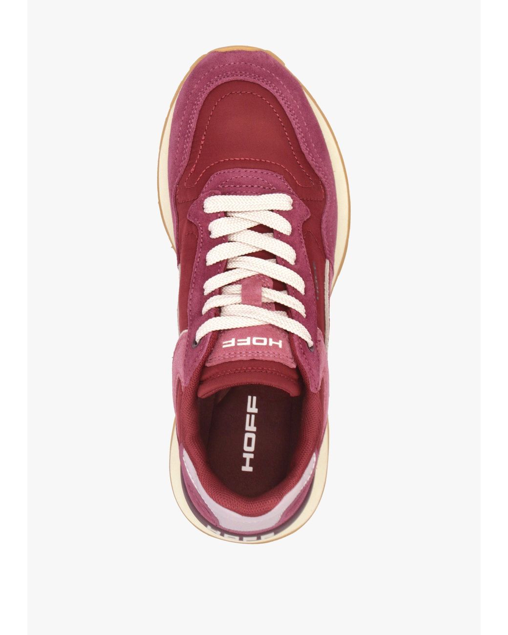 HOFF Red City Cherry Suede Trainers