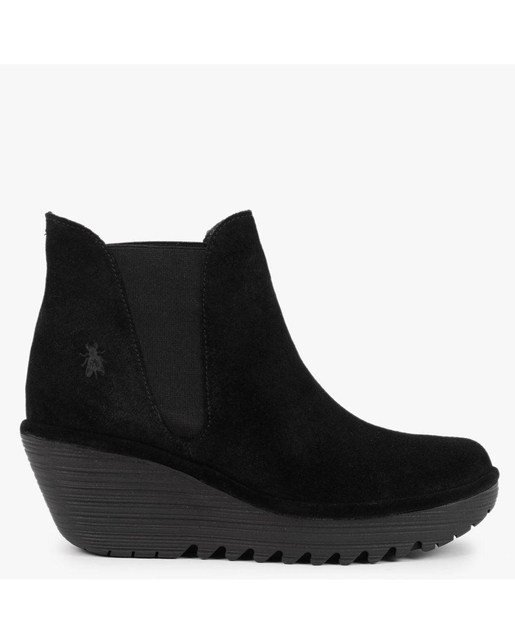 fly black chelsea boots