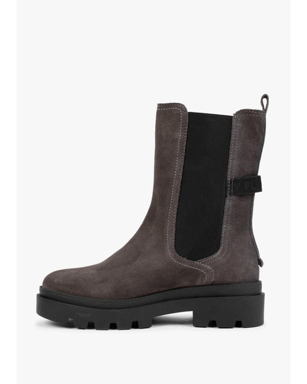 Fly London Black Judy Tall Chelsea Boots