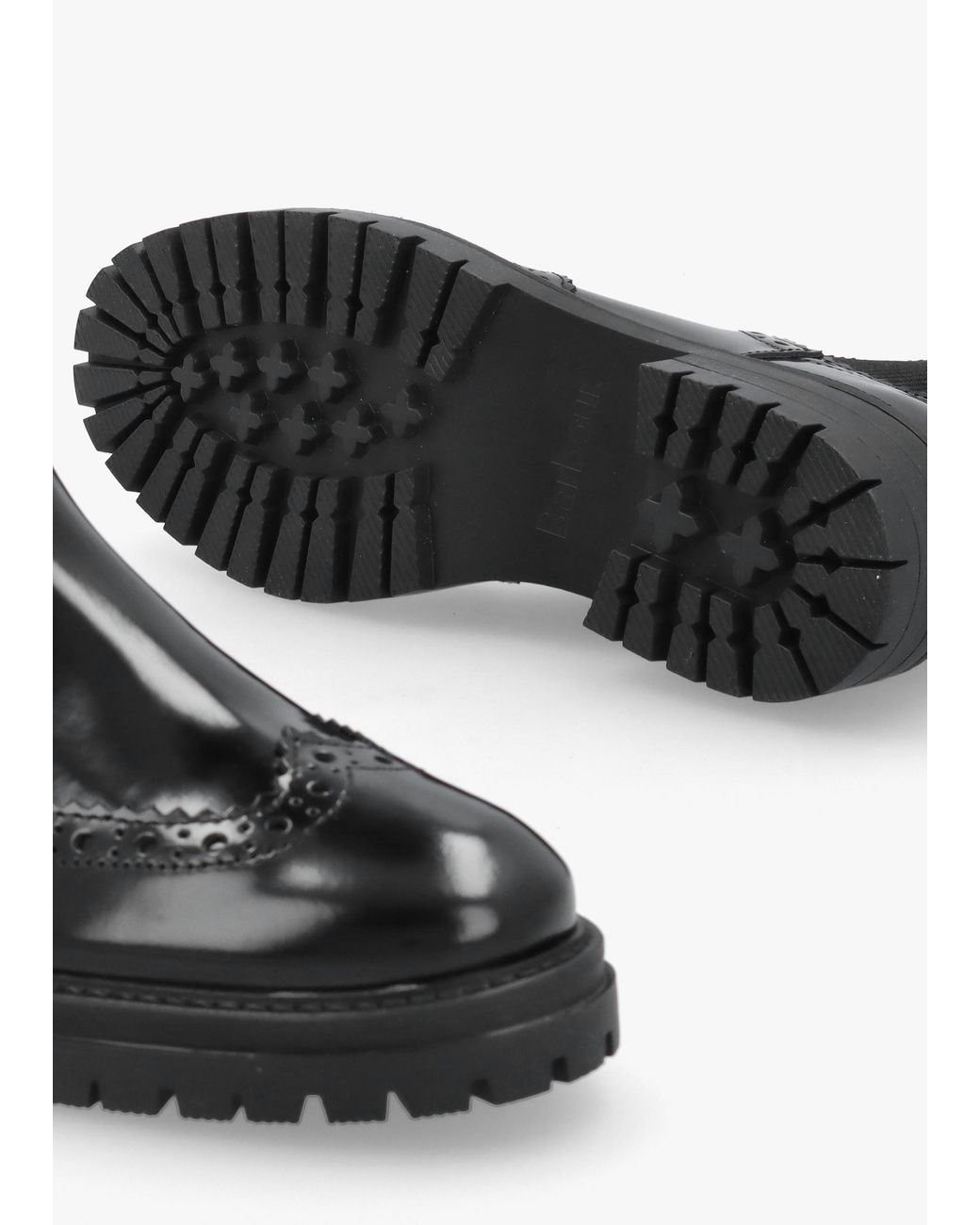 Barbour Black Fawne Leather Chelsea Boots