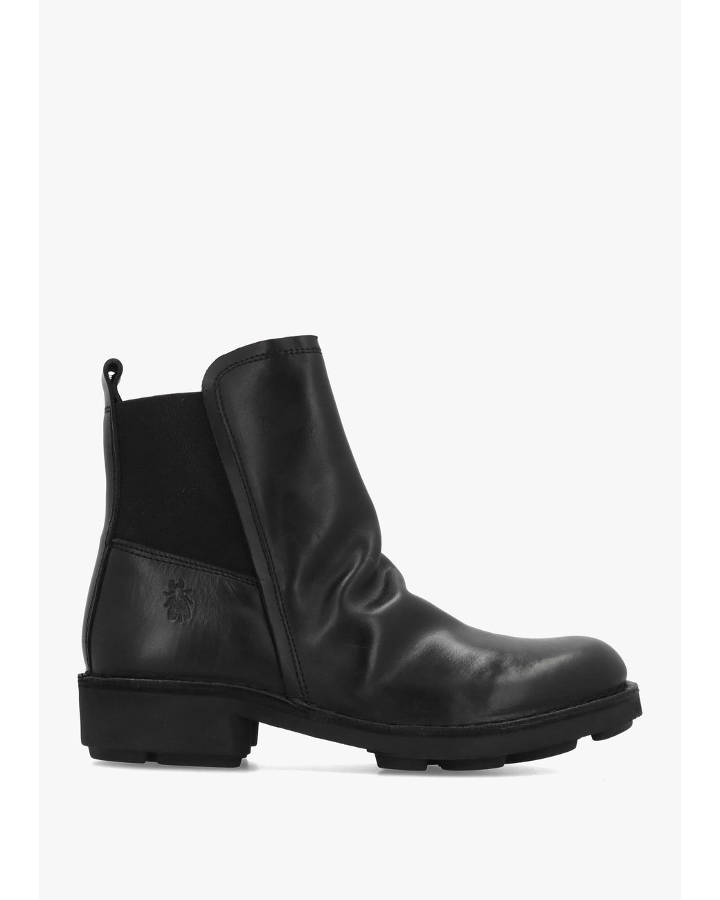 Fly London Black Noux Chelsea Boots