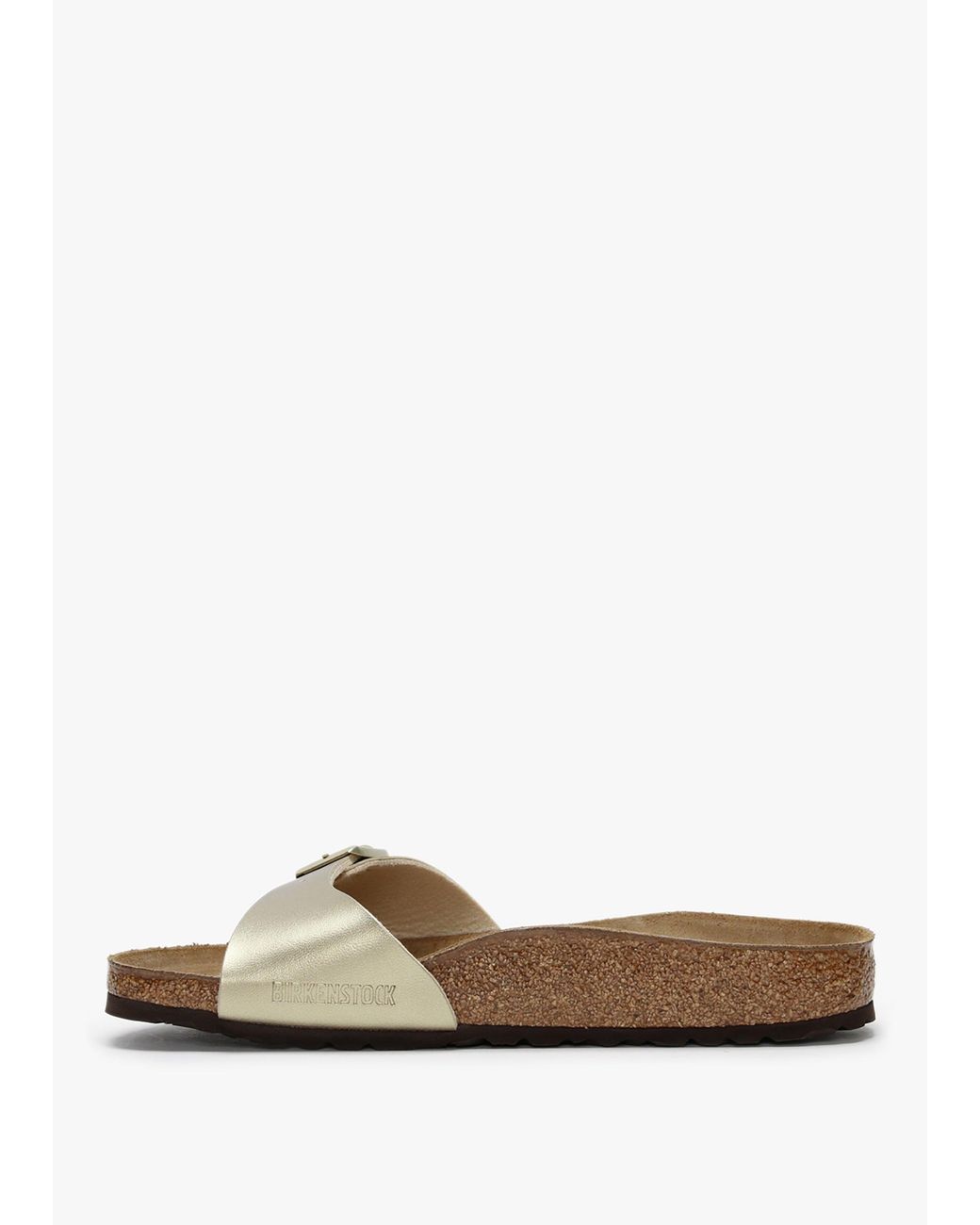 Birkenstock White Madrid Birko-Flor Mules