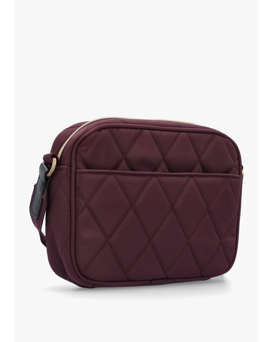 Barbour Purple Quilted Fig Cross-Body Bag