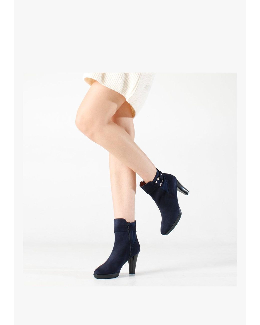 Daniel Blue Joyfully Heeled Ankle Boots