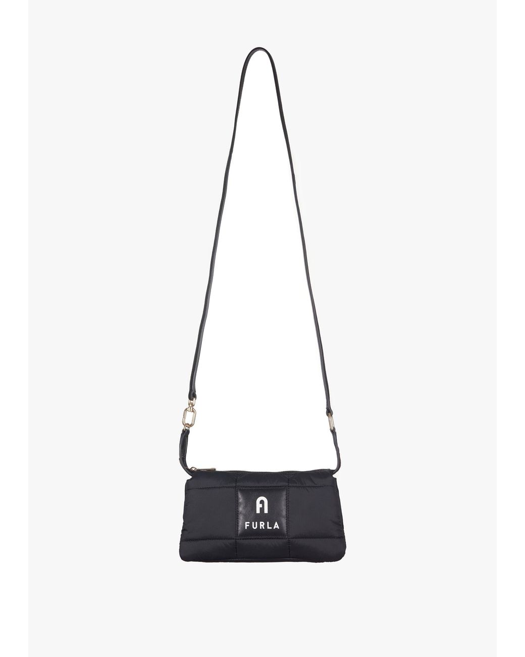 Furla Black Piuma Mini Shoulder Bag