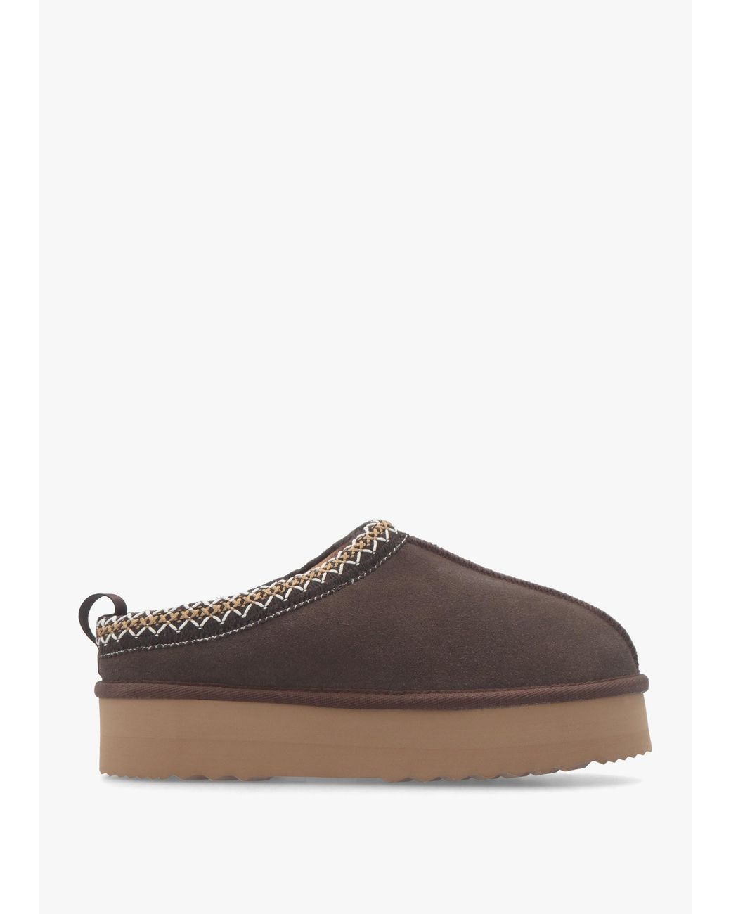 Daniel Brown Somolly Shearling Platform Slippers