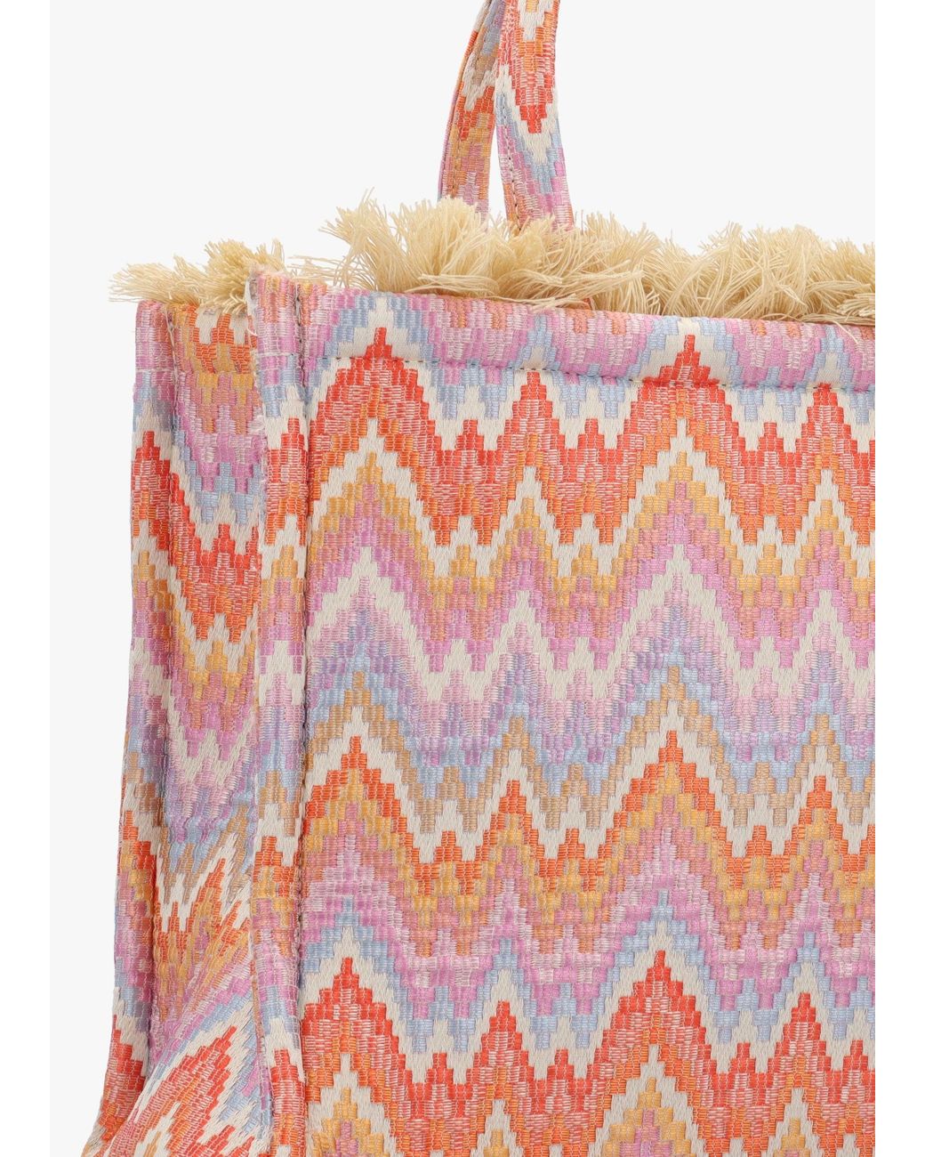 Sorena Pink One-Of-A-Kind Caldera Multicoloured Tote Bag