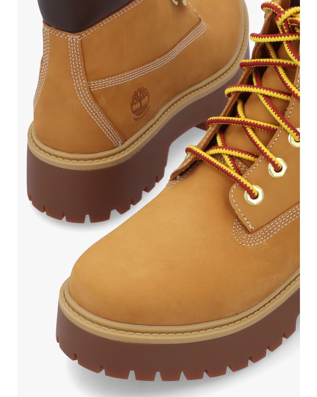 Timberland Brown Stone Street Inch Wheat Waterproof Platform Boots