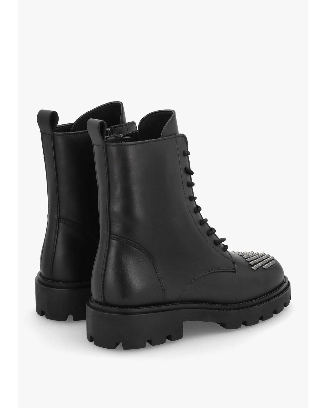 Alpe Black Abode Embellished Ankle Boots