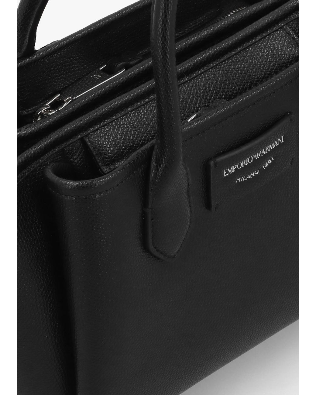 Emporio Armani Black Mini Tote Bag