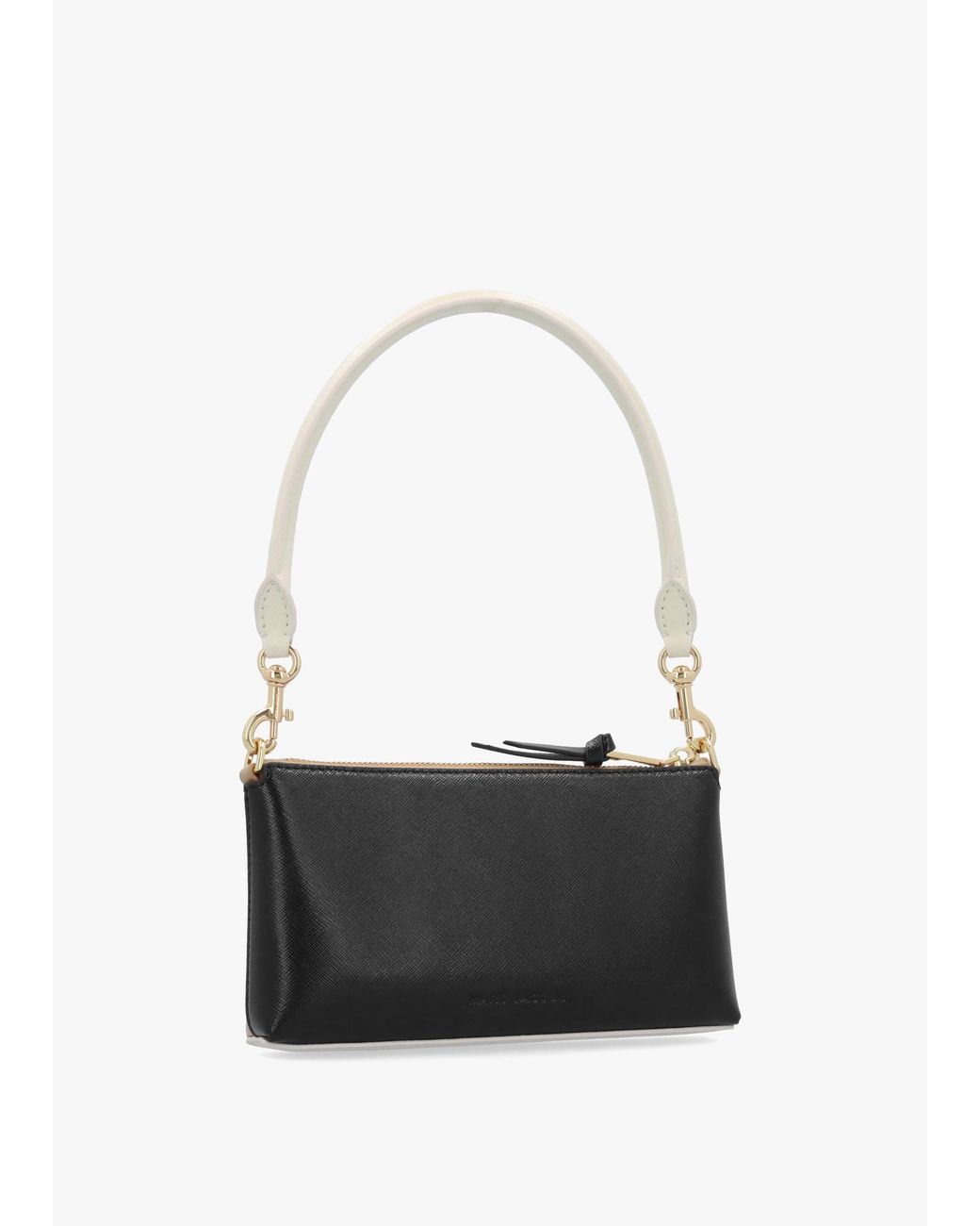 Marc Jacobs White The Snapshot Convertible Camel Multi Leather Shoulder Bag