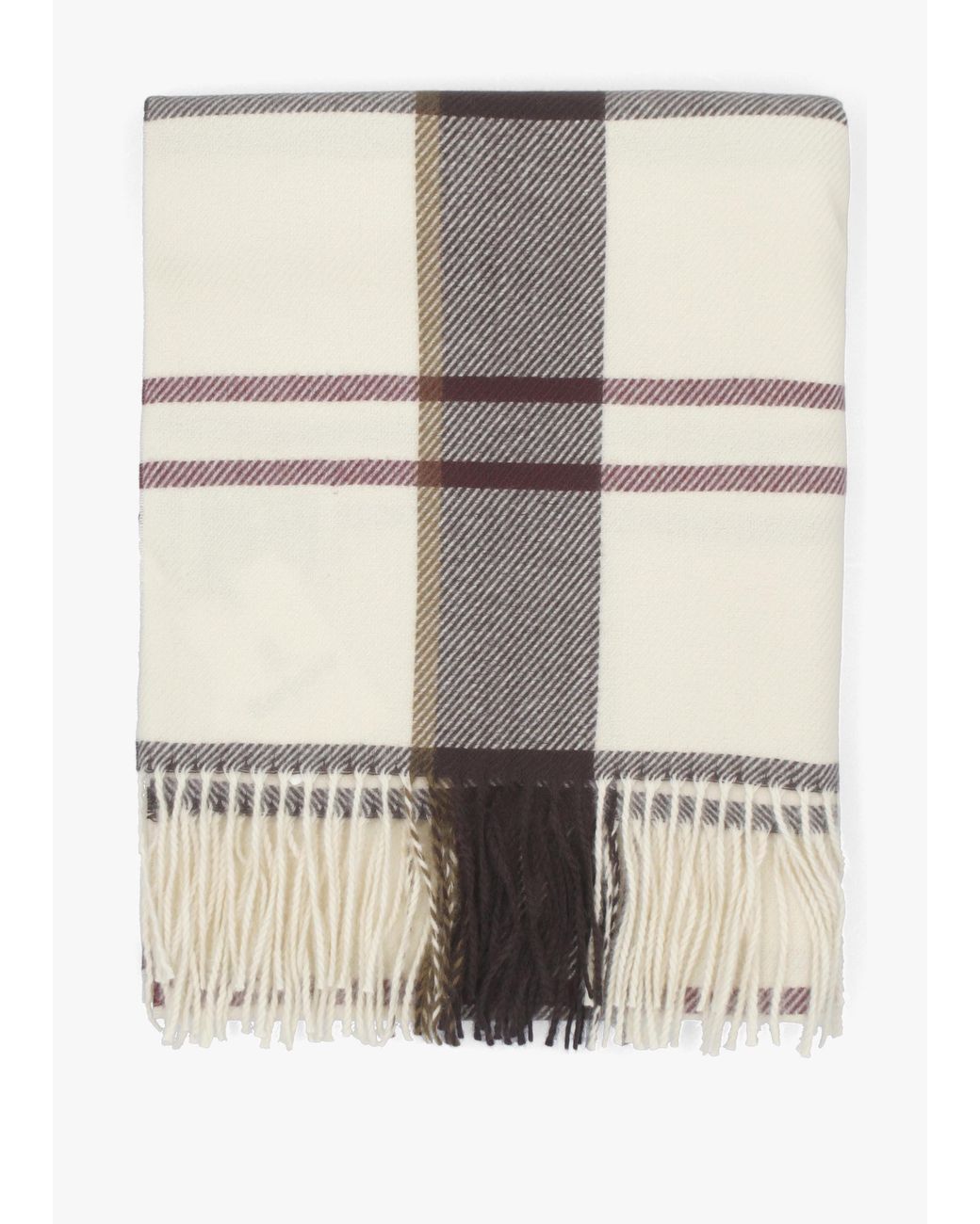 Barbour Natural Harriet Light Muted Tartan Scarf