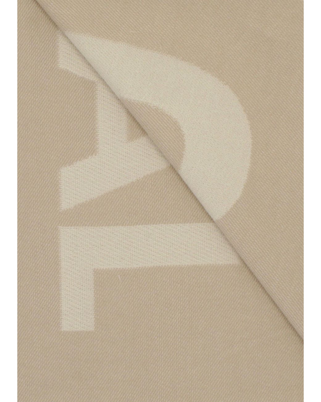 Barbour Natural Milla Camel Logo Wrap Scarf