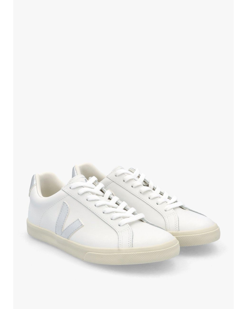 Veja White Esplar Logo Trainers