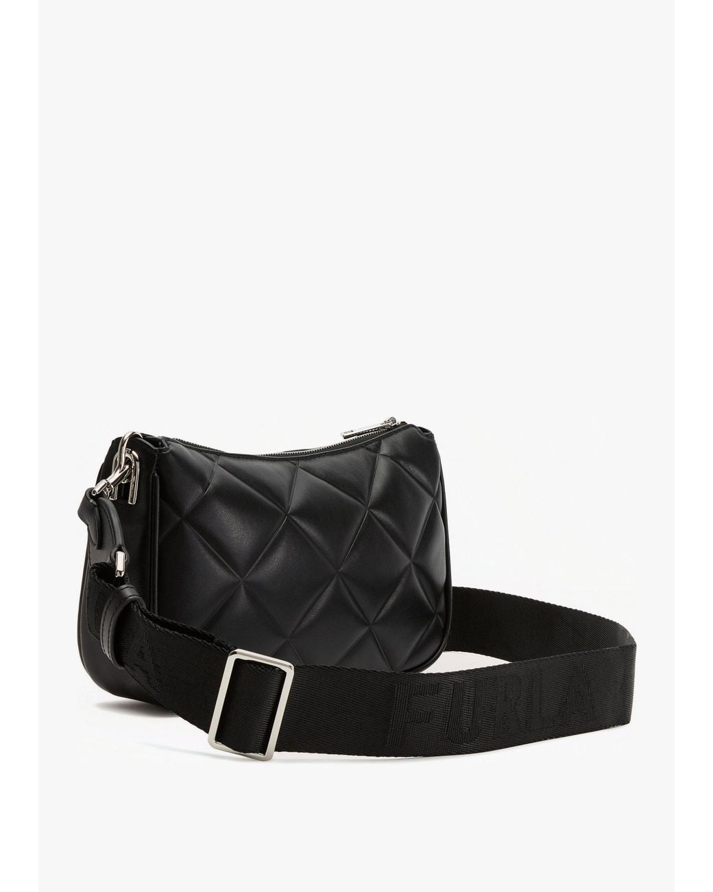 Furla Black Moon Quilted Shoulder Bag