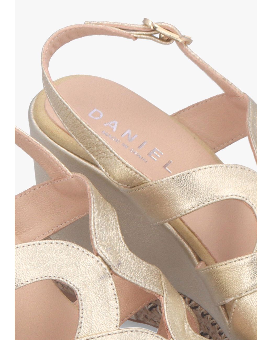 Daniel Natural Josie Espadrille Wedge Sandals