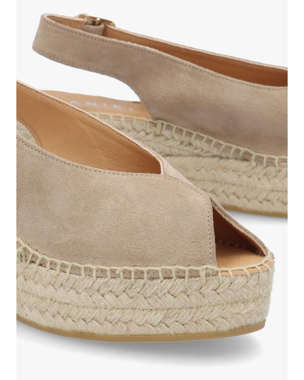 Daniel Natural Jeep Peep Toe Wedge Espadrilles
