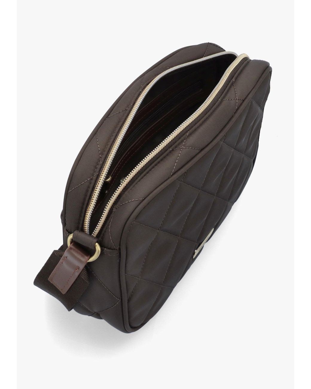 Barbour Black Quilted Cross-Body Bag