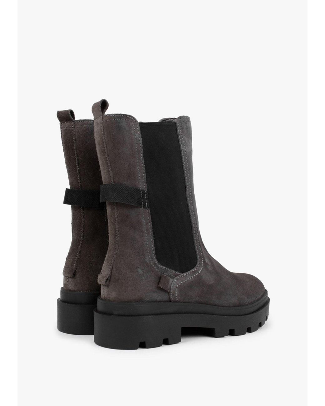 Fly London Black Judy Tall Chelsea Boots