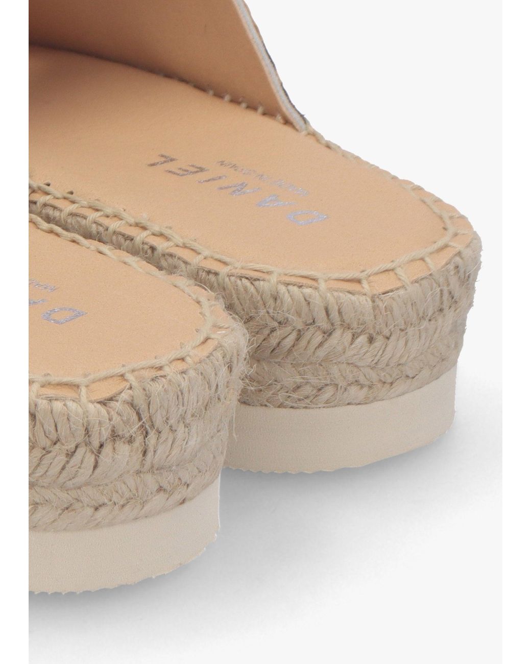 Daniel Multicolor Jools Leopard Pony Hair Flatform Espadrille Mules